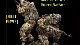 COD 4 | 1v1 | Multiplayer | Dust 2 | Split Screen | (No Voice)