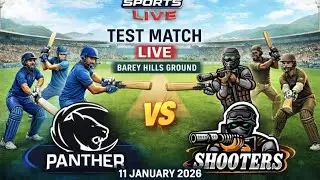 Black panthers vs agressive shooters 1st innings