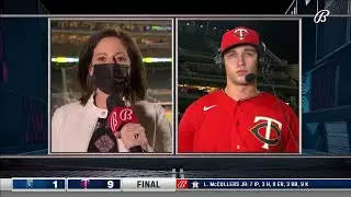 Twins' Alex Kirilloff on hitting two home runs, the first of his career