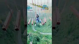 The High-Altitude Challenge Is Really Exciting#Asmr #Bungee #Funny #Challenge #Shorts