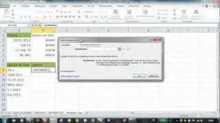 Excel - DATWERT zur Umwandlung von Datumszahlen aus dem Textformat