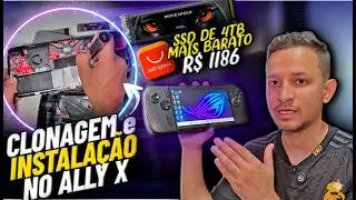 😱O SSD 4TB e 7500MB/s MAIS BARATO no ROG Ally X (Apenas R$1186 no AliExpress)💪