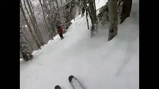 Lower Stone Creek Chutes, GoPro Quik video edit, Beaver Creek 2-23-20