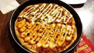 Stash pizza  with friends Sialkot #short