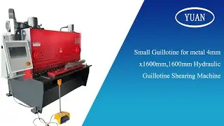 Small Guillotine for metal 4mm x1600mm,1600mm Hydraulic Guillotine Shearing Machine