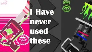 Weapons I have never used before. In X rank