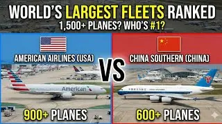 Which Airline Owns 1,500+ Planes? ✈️ World's Biggest Fleets Revealed