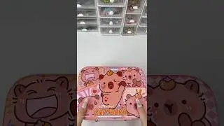 Cute Gift Capybara Box 🎁🌟💛 #asmr #packanorderwithme #capybara #shortsviral #shorts
