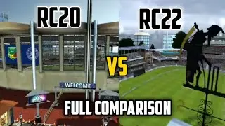 Real Cricket 20 vs Real Cricket 22 | Full Comparison Intro,Team,Squad,Animations Etc | Rc22 Released