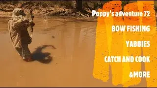 Poppy's adventure 72 - BOGAN RIVER BOW FISHING / YABBIES / CATCH & COOK / FOX SIGHTINGS