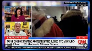 Minnesota AG Keith Ellison Calls anti-ICE riots 1st Amendment 