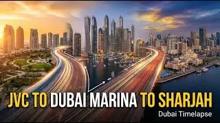 JVC to Dubai Marina to Sharjah