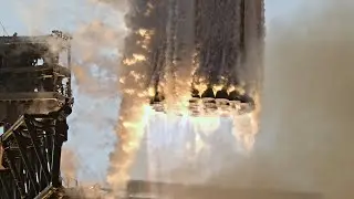 Starship Flight 9 Footage Collection - The First Ever Booster Re-Flight (Audio Experience)