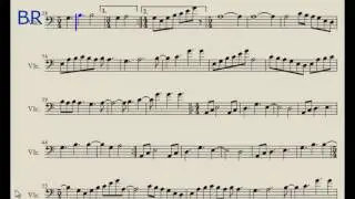 LUNA - ZOÉ  partitura violonchelo (por Black Roses)