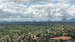 Anflug auf Nampula, Mozambique