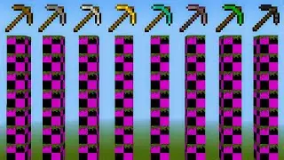 which minecraft pickaxe is the fastest??