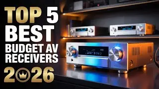 Top 5 Best Budget AV Receivers for 2026 | Big Home Theater Sound on a Low Price!