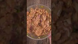 HOW TO MAKE STUFFED MEAT WITH TOMATO
