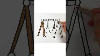 How to Draw Cradle - Easy Drawing #easydrawing  #drawingtutorial #drawing #howtodraw #color