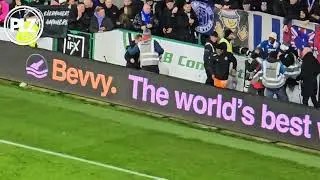 🎥 Rangers goal hero Danilo jumps advertising board to celebrate with his DAD! 