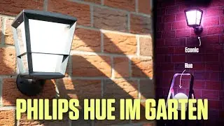 Hue Outdoor Lampen - Philips Hue Econic Montage & erster Eindruck