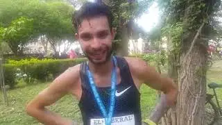 Federico Bruno, ganador de los 21k - MARATON ANIVERSARIO EL LIBERAL
