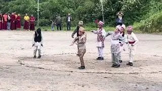 Little children from our village performed a Nepali dance on Indian Independence Day 2024