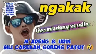 live mang adeng vs udin .kalakah pasea di live sili carekan