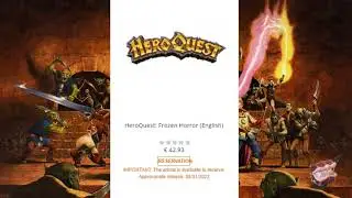 HeroQuest 2021 &mdash; Frozen Horror expansion coming?