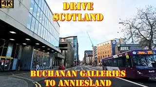 Buchanan Galleries to Anniesland - A82 -  Great Western Road - Glasgow - 4K Drive Scotland