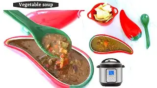 தமிழில்-Weight Loss Vegetable Soup Recipe / Instant Pot / quick and Easy #Malinisignature