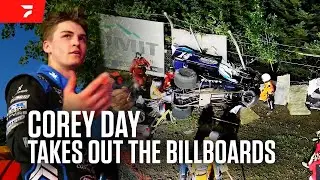 Corey Day Launches Into Billboard | 2025 Kubota High Limit Racing at Eagle Raceway