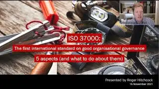 Five aspects that you need to know about ISO 37000