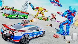 Bus Robot Car Transform War&ndash; Spaceship Robot game 2021 - Gameplay Walkthrough Part 1 (Android, iOS)