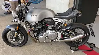 Norton Dominator Naked ... the crown jewel of English Cafe Racers
