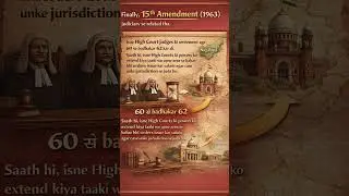 📘 Indian Constitution Amendments 10 to 15 Explained (1961&ndash;1963) | #IndianConstitution #short