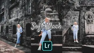 Soft black || free download lightroom presets || lightroom tutorial || lightroom mobile editing