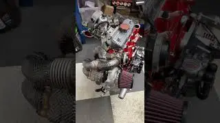 Oh my goodness! The size of that turbo 👀 Crated Classics Tuning big turbo build classic mini engine