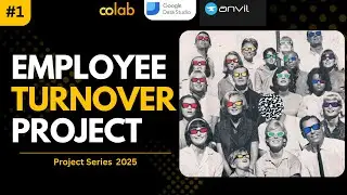 Employee Turnover Prediction using Machine Learning | Cloud-Based Project | Google Colab + Anvil AI