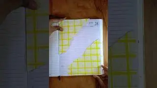 yellow theme journal with handmade supplies...💛💛 #journal #shorts