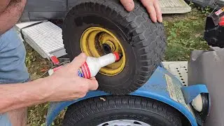 How To Repair Dry Rot On Lawn Mower Tires