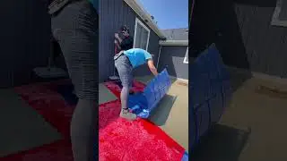 How to pour stamped concrete #concrete