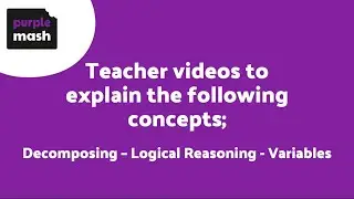 Coding Week - Computing Concepts | Purple Mash | 2Simple