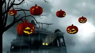 helloween house copyright free background