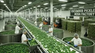 How Cucumber Pickles Mega Factory: Processing Millions of Cucumbers for Pickles