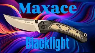 Maxace Blacklight&hellip;Has a fatal flaw, but still awesome! #knifecommunity #edc #titanium #huge #blade
