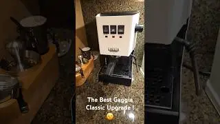 The Best Gaggia Classic Upgrade! #coffee #gaggia #espresso