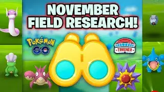 The BEST RESEARCH Tasks for *NOVEMBER* | Pok&eacute;mon GO