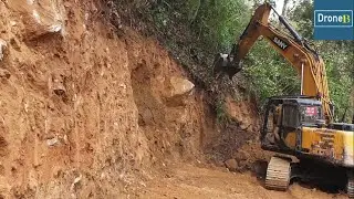 Sany Excavator-Hilly Road Construction for Hilly Road-less Villagers