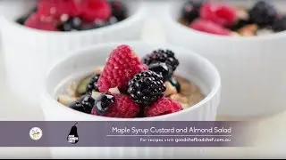 Maple Syrup Custard and Almond Salad | Good Chef Bad Chef S9 E48